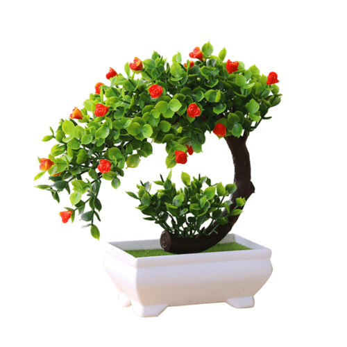 New Artificial Plant Bonsai Potted Simulation Pine Tree Home Office Decor Gift 